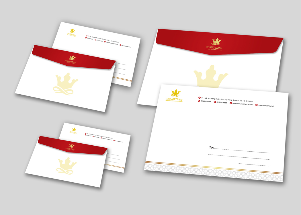 HOÀNG TRIỀU - Thiết kế logo và bộ nhận diện cho khu giải trí Hoàng Triều Entertainment